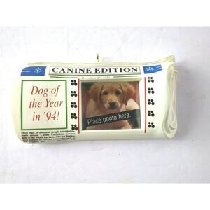 Hallmark Keepsake Ornament Special Dog Photo Holder Dog of the Year 1994